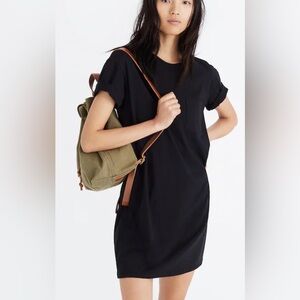 Madewell Black Midi Dress